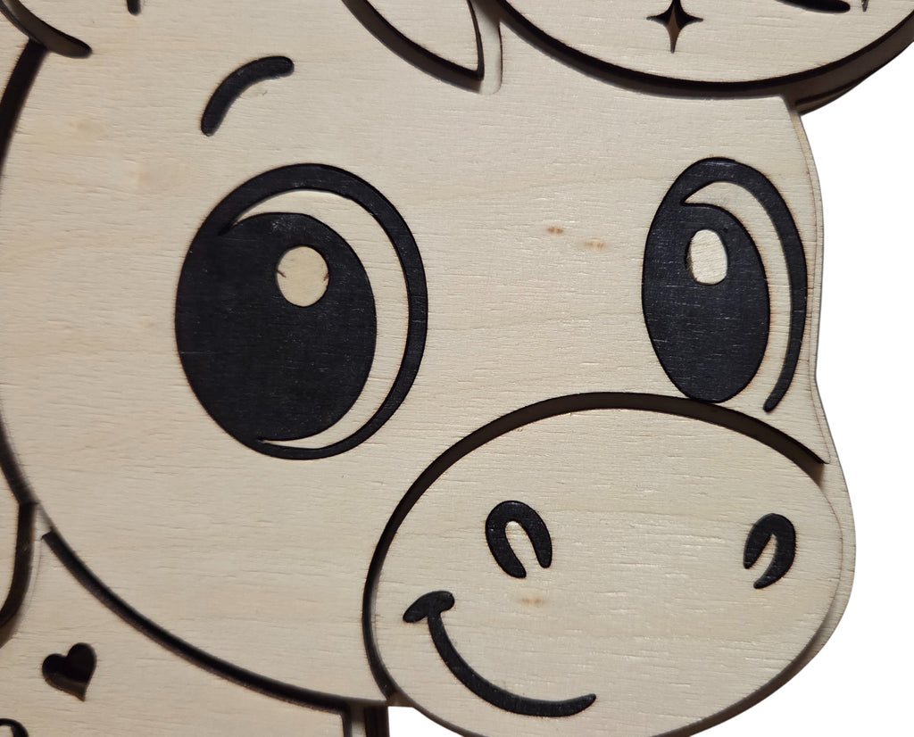 Laserdatei Nachtlicht Pferd – Mehrschichtiges 3D-DIY Projekt