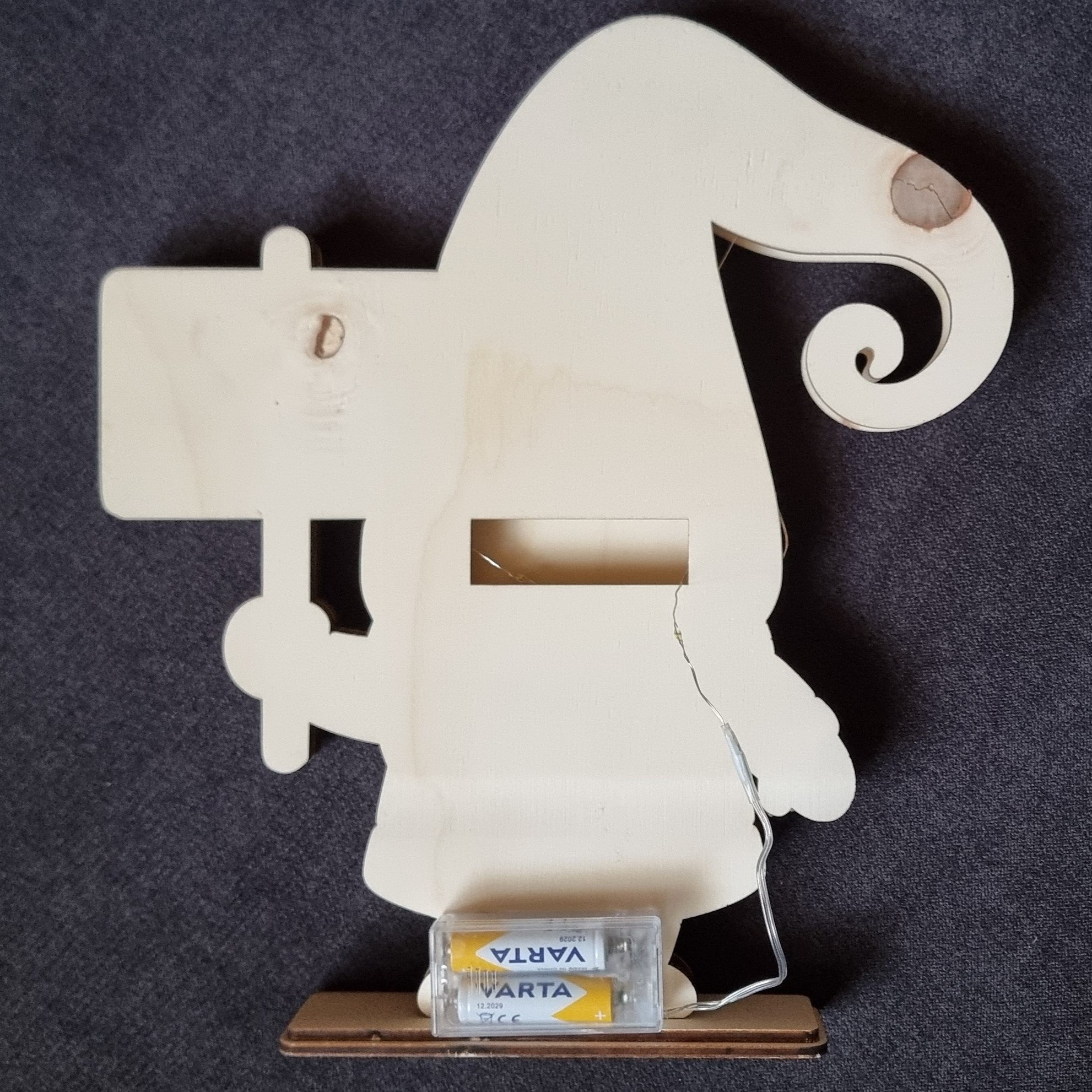 Laser Cut Datei – LED Weihnachtswichtel | Weihnachtsdeko zum Lasern