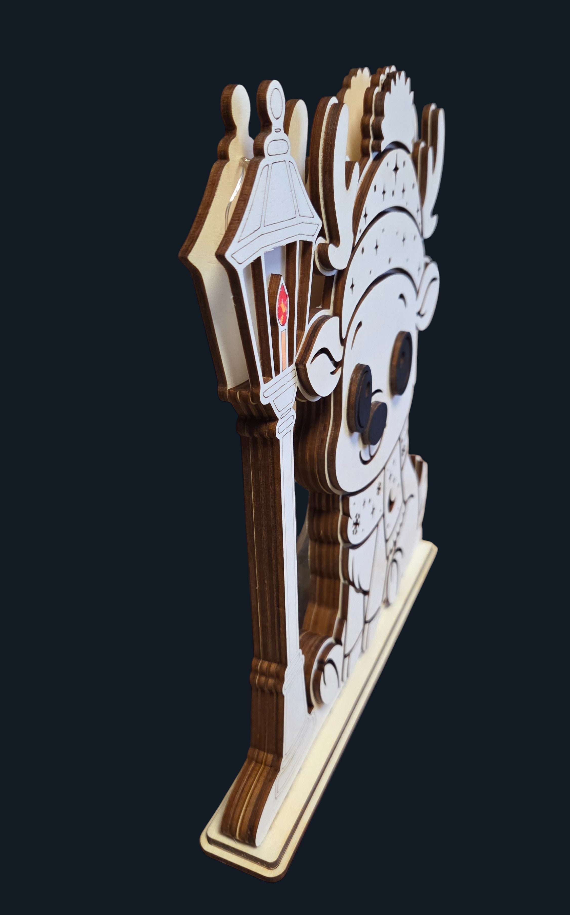 Rentier Nachtlicht – Laserdatei für weihnachtliche Deko