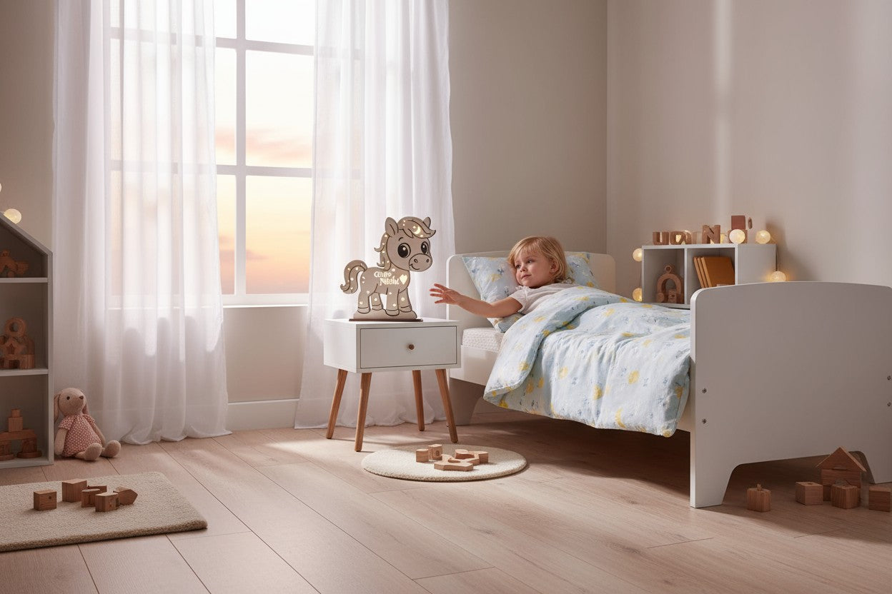 Laserdatei Nachtlicht Pferd – Mehrschichtiges 3D-DIY Projekt