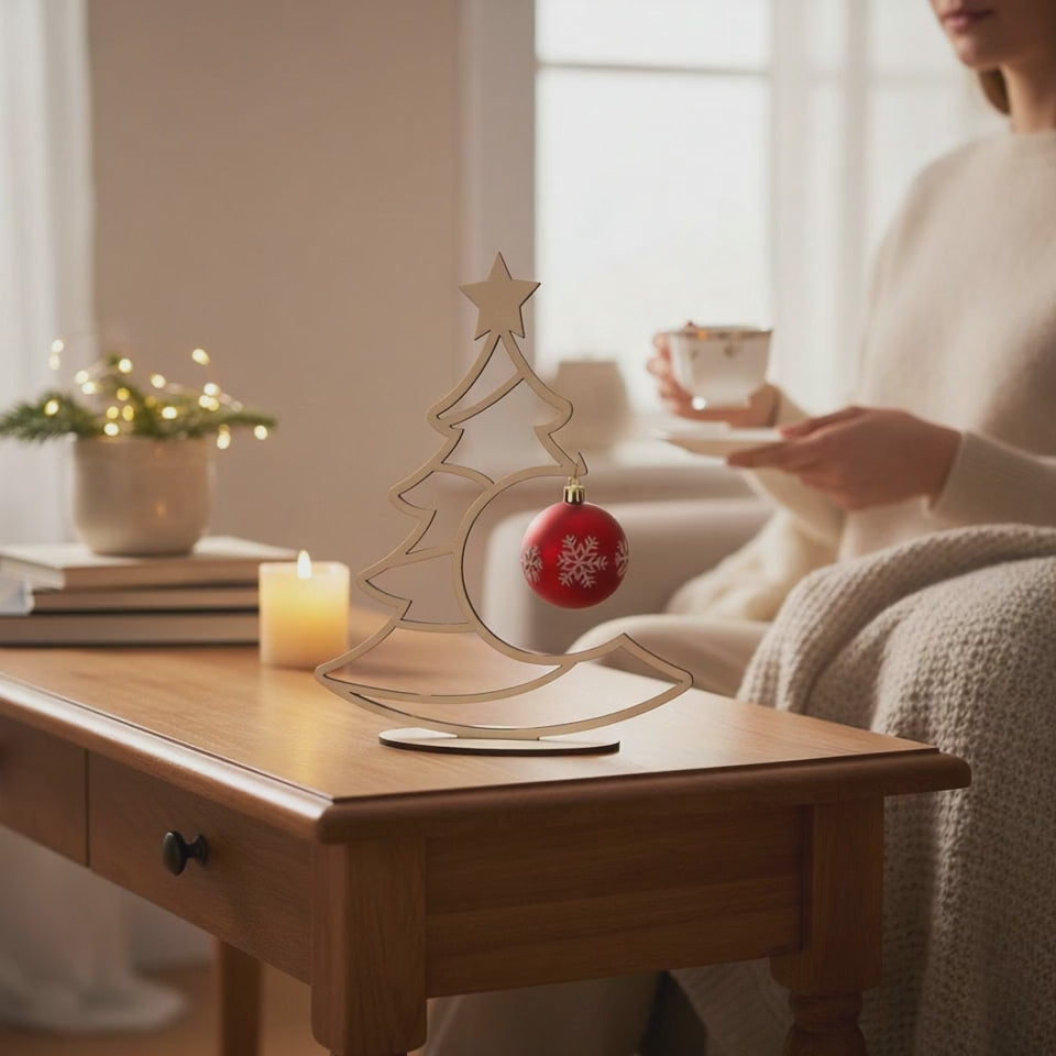 Laserdatei Weihnachtsbaum in 3 Größen – Dekorative Deko für Weihnachten